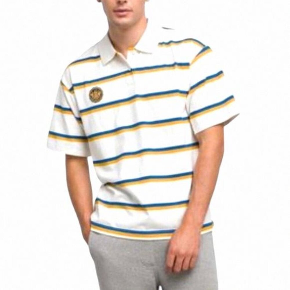VANS x Slack & Field Sealed Shirt Ash Heather Polo VN0007S1RKZ Size Men’s White